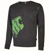 FELPA GIROCOLLO DIKE LION U-POWER - GREY METEORITE