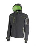 GIUBBOTTO IN SOFTSHELL U-POWER SPACE - ASPHALT GREY GREEN