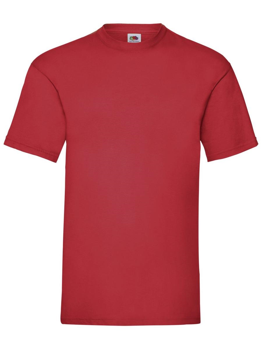 T-SHIRT M/ MANICA VALUEWEIGHT FRUIT OF THE LOOM - ROSSO