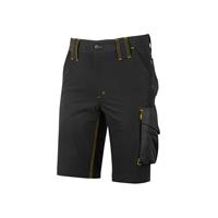 BERMUDA DA LAVORO U-POWER MERCURY - BLACK CARBON