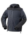 GIUBBOTTO IN SOFTSHELL SMANICABILE SIBERIA - BLU