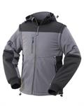 GIUBBOTTO IN SOFTSHELL SMANICABILE SIBERIA - GRIGIO