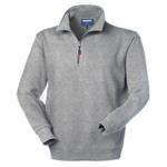 FELPA MEZZA ZIP PERTH - GRIGIO MELANGE