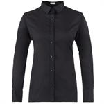 CAMICIA DONNA MANICA LUNGA LELA - NERO