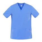 CASACCA UOMO COLLO V FLAVIO - AZZURRO
