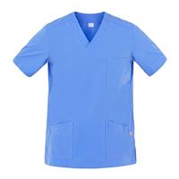 CASACCA UOMO COLLO V FLAVIO - AZZURRO