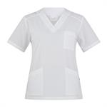 CASACCA DONNA COLLO V SONIA - BIANCO