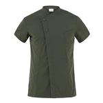 GIACCA CUOCO UOMO MANICA CORTA HARRY - VERDE MILITARE