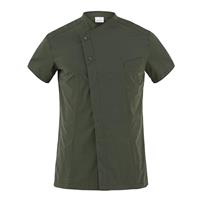 GIACCA CUOCO UOMO MANICA CORTA HARRY - VERDE MILITARE