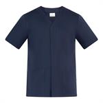 CASACCA UNISEX COLLO V E BOTTONI FRANCO - BLU