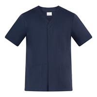 CASACCA UNISEX COLLO V E BOTTONI FRANCO - BLU