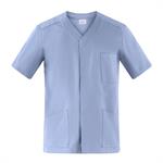 CASACCA UNISEX COLLO V E BOTTONI FRANCO - AZZURRO
