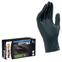 GUANTI NITRILE SENZA POLVERE HIREX NT - sp.0.1 NERO 100.pz