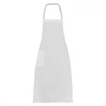 GREMBIULE LUNGO CON PETTORINA ANCONA - BIANCO