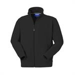 FELPA CON ZIP LUNGA CANBERRA LIGHT - NERO
