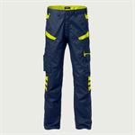 PANTALONI 2552 STF FRISTADS - BLU/GIALLO