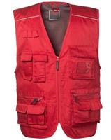 GILET DA LAVORO MULTITASCHE FLORIDA - ROSSO