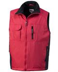 GILET DA LAVORO CON PILE INTERNO PERLIS - ROSSO