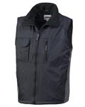 GILET DA LAVORO CON PILE INTERNO PERLIS - NERO